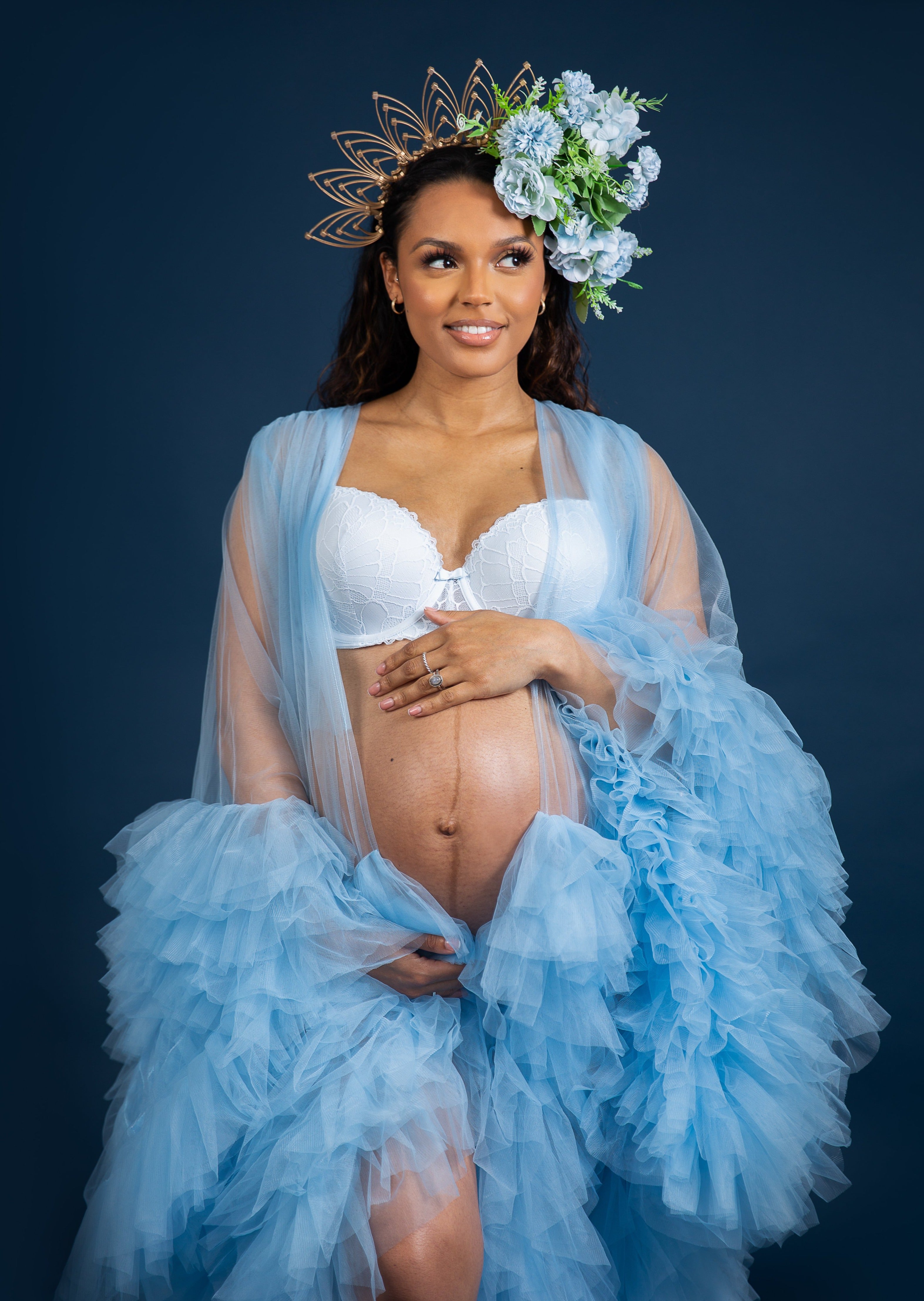 Tiana Maternity Robe - Eptá Maternity Rentals