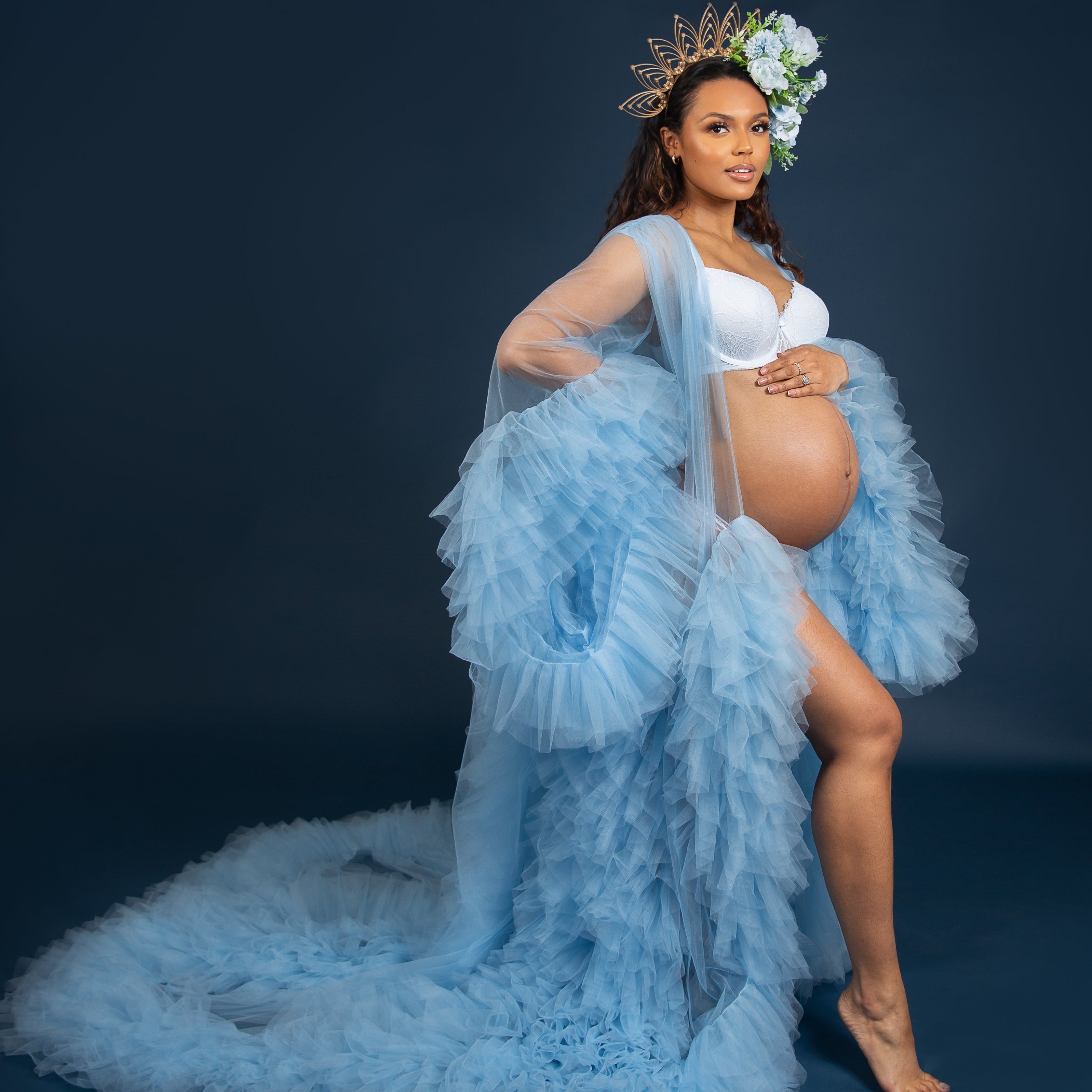 Tiana Maternity Robe - Eptá Maternity Rentals